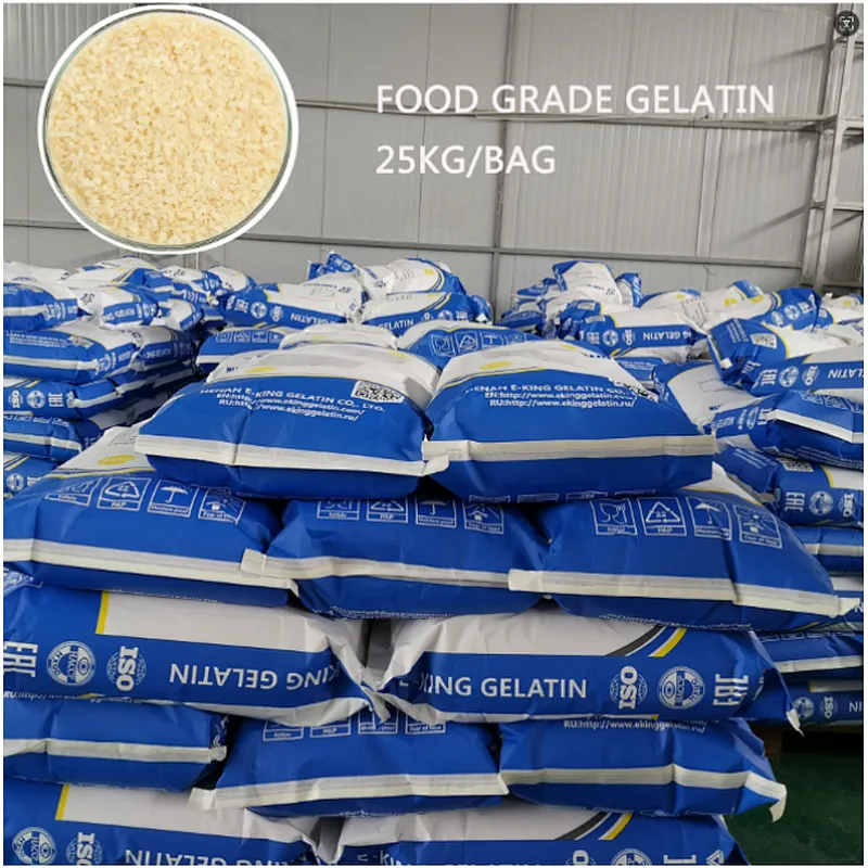 Halal Animal Skin Food Gelatin Bovine Edible Gelatin for Confectionery and Cakes 260 Bloom